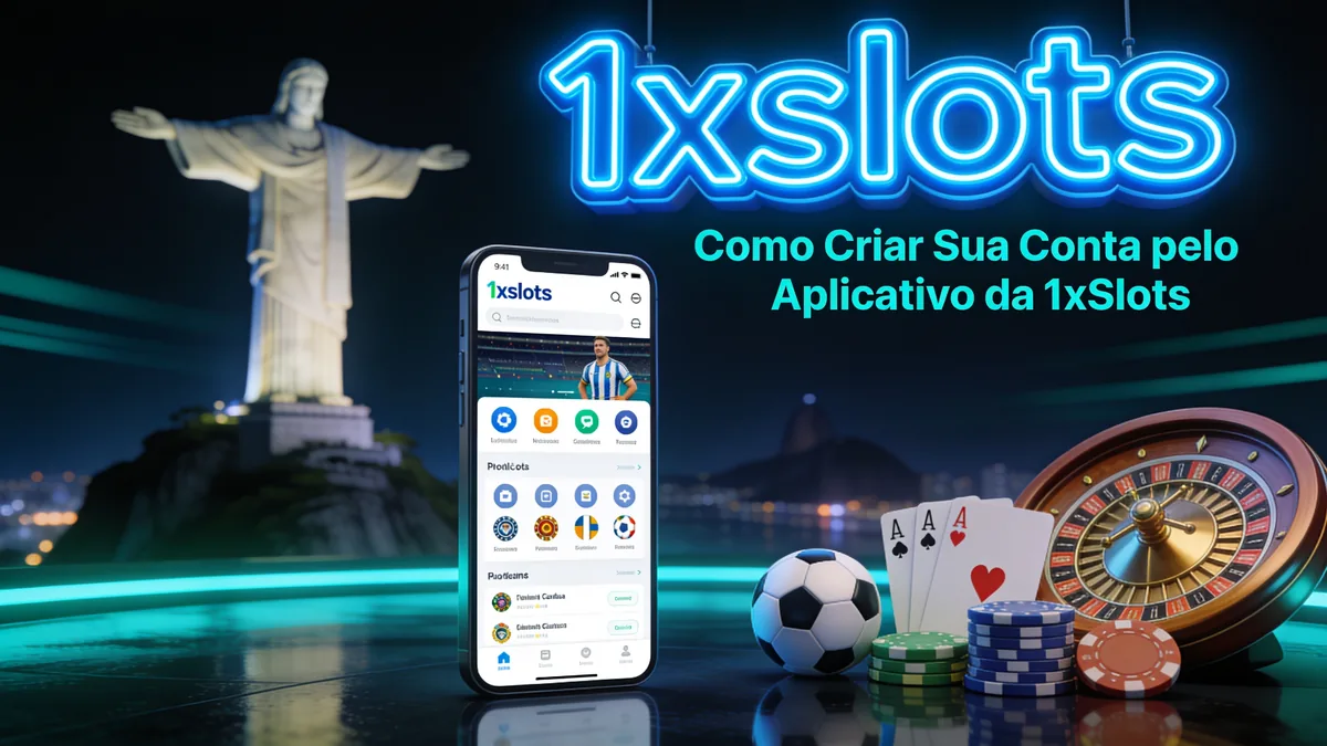Como Criar Sua Conta pelo Aplicativo da 1xSlots — 1xslots no Brasil